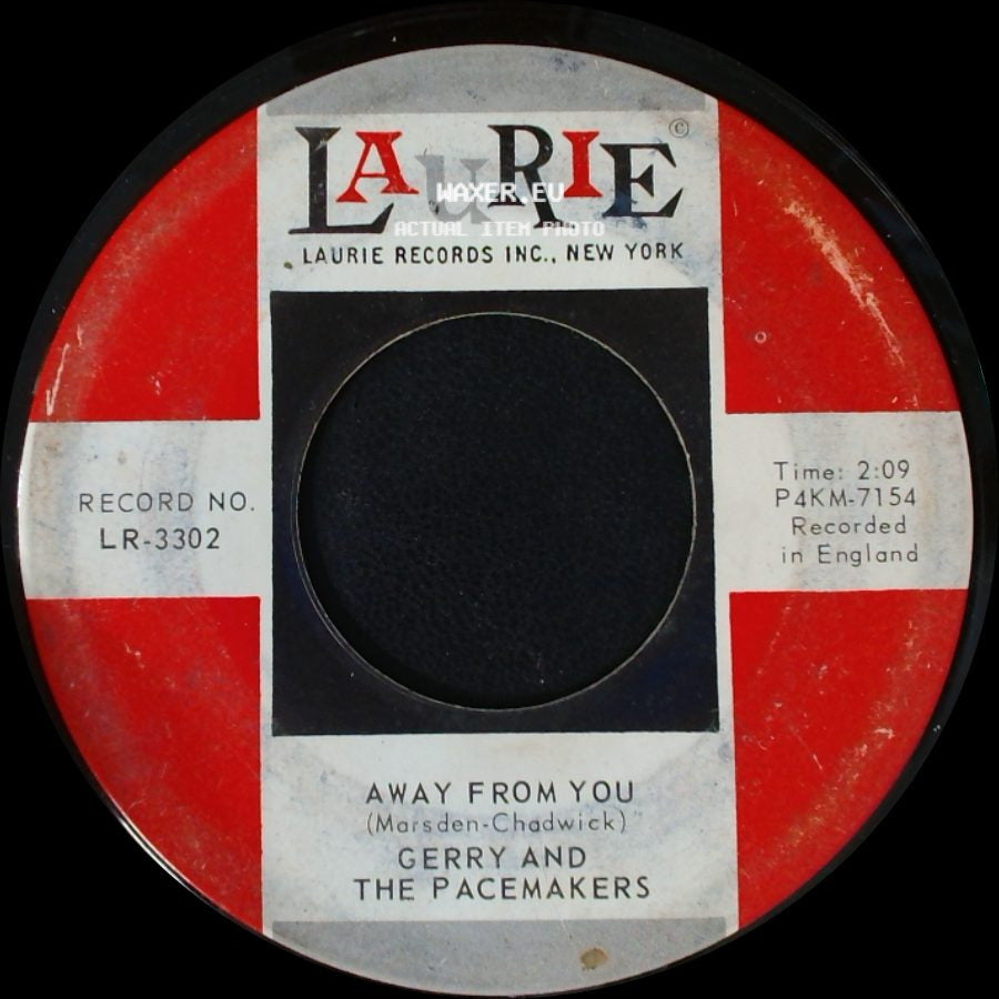 Gerry And The Pacemakers - You'll Never Walk Alone (Carousel) / Away From You side B