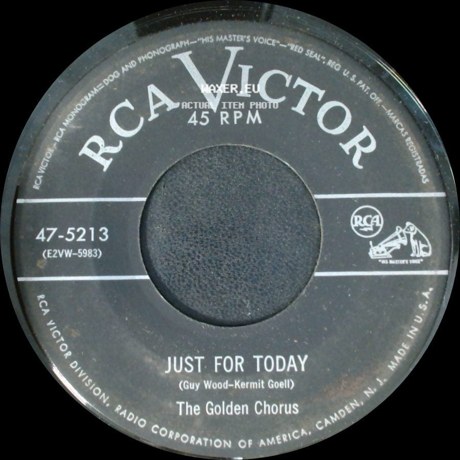 The Golden Chorus - Just For Today / Just Whisper side A