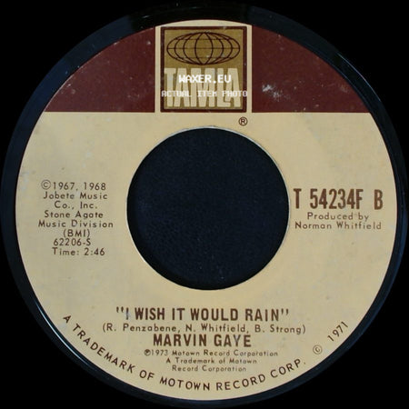 Marvin Gaye - I Wish It Would Rain / Let's Get It On side A