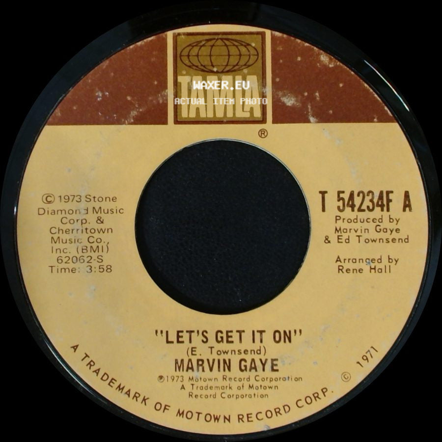 Marvin Gaye - I Wish It Would Rain / Let's Get It On side B