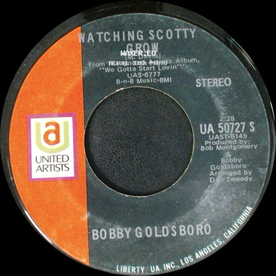 Bobby Goldsboro - Watching Scotty Grow / Watercolor Days side A