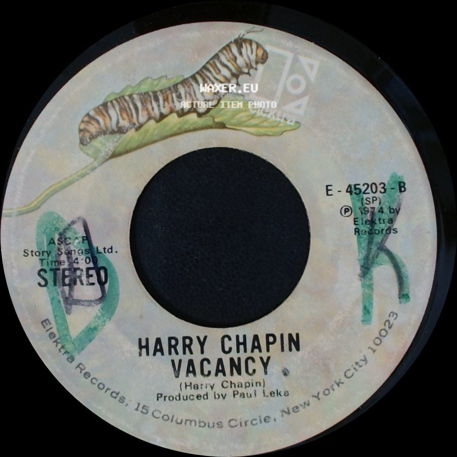 Harry Chapin - Vacancy / Cat's In The Cradle side A