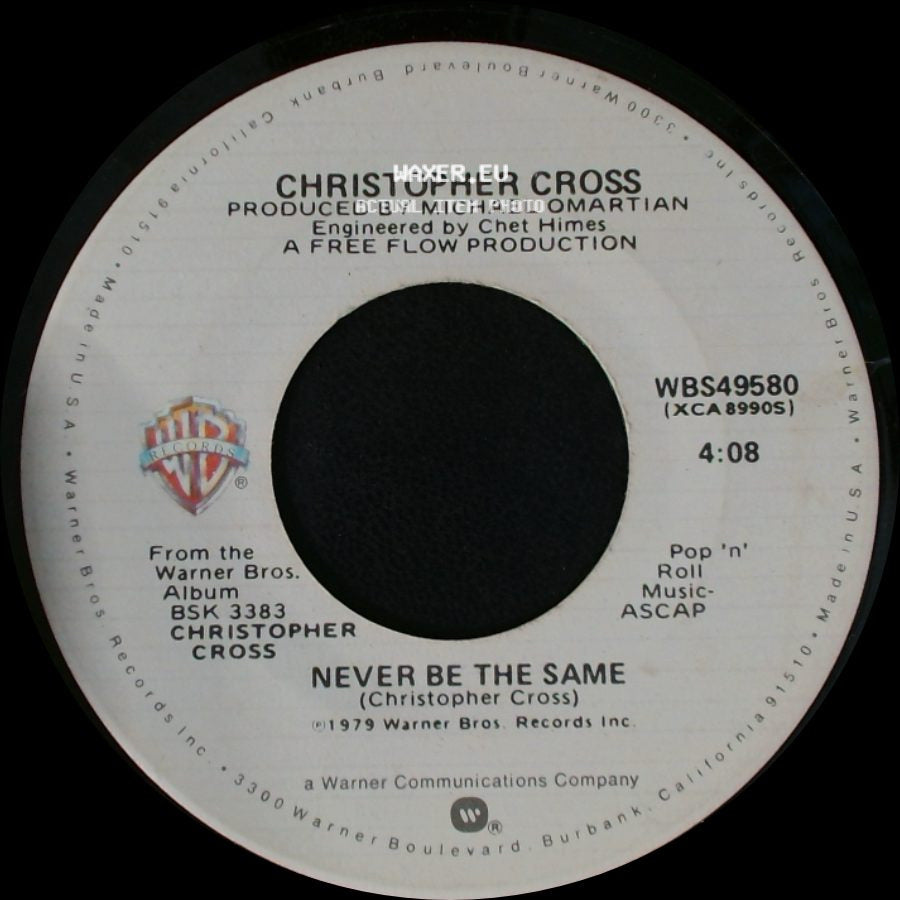 Christopher Cross - Never Be The Same / The Light Is On side A