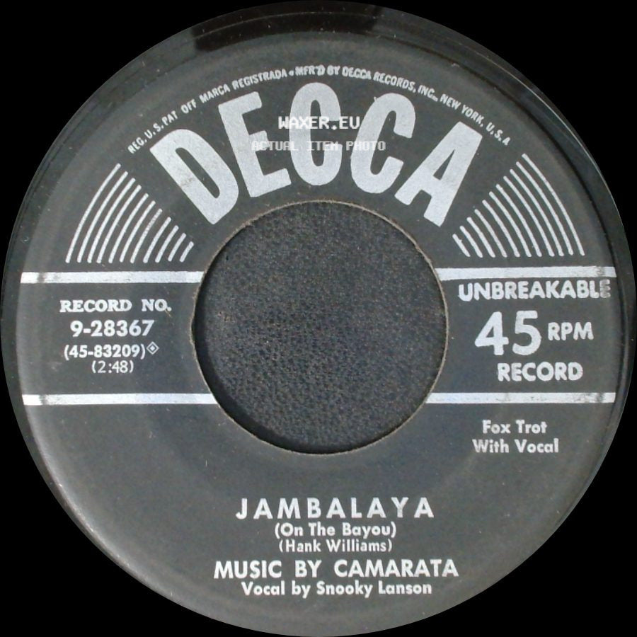 Music By Camarata - Mademoiselle / Jambalaya side B