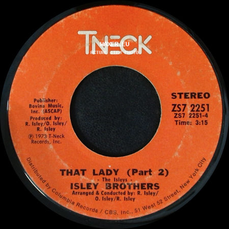 Isley Brothers - That Lady (Part 2) / That Lady (Part 1) side A