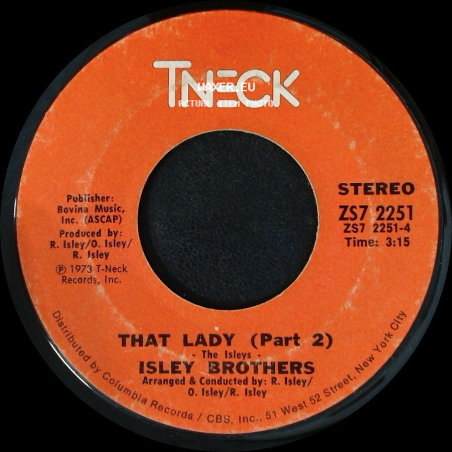 Isley Brothers - That Lady (Part 2) / That Lady (Part 1) side A