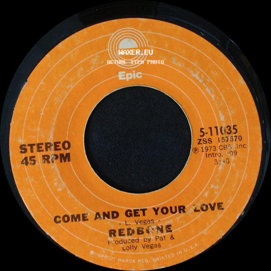 Redbone - Day To Day Life / Come And Get Your Love side B
