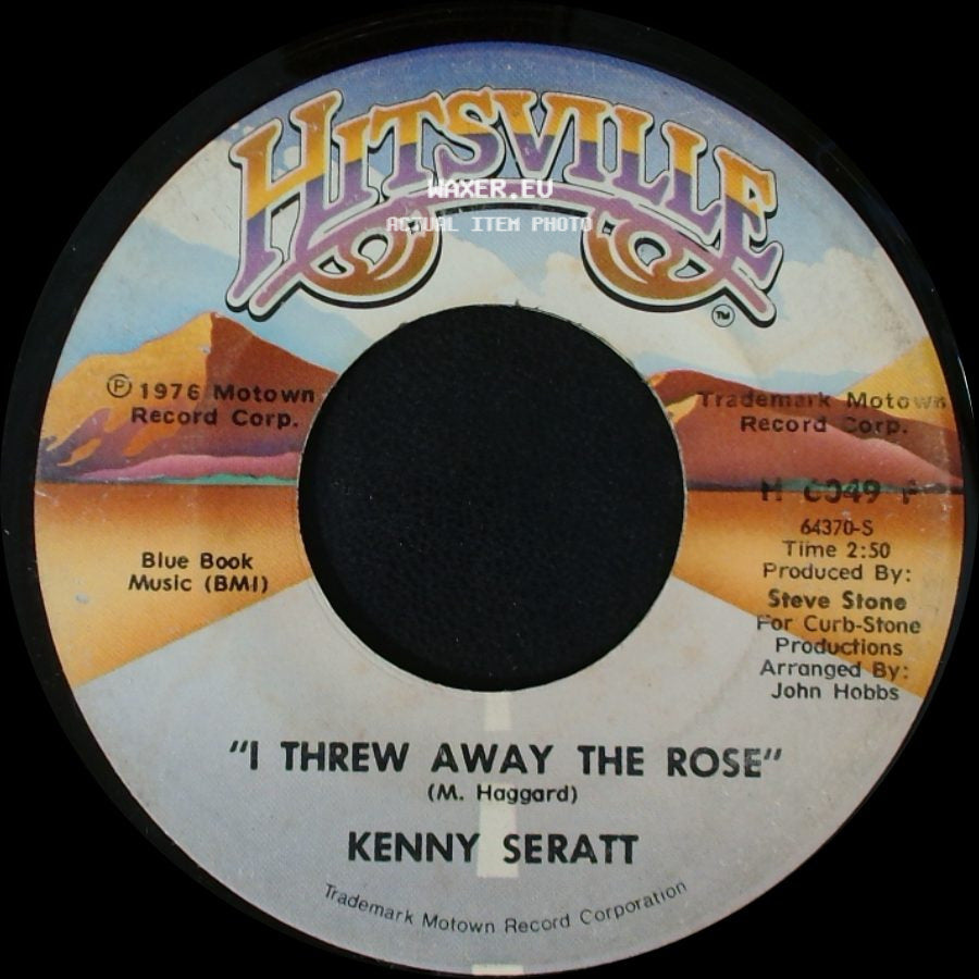 Kenny Seratt - Daddy, They're Playin' A Song About You / I Threw Away The Rose side B