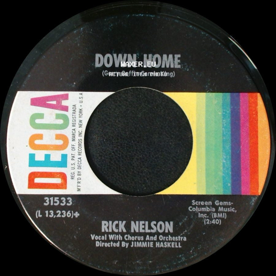 Rick Nelson - Down Home / Fools Rush In side A