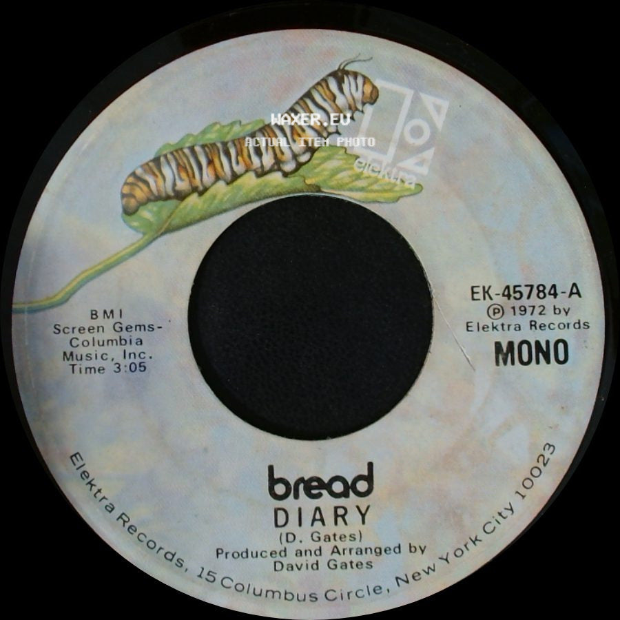 Bread - Diary / Down On My Knees side A