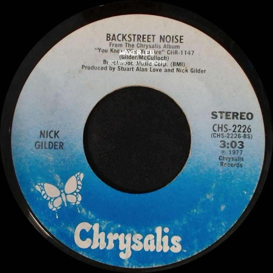 Nick Gilder - Backstreet Noise / Hot Child In The City side A
