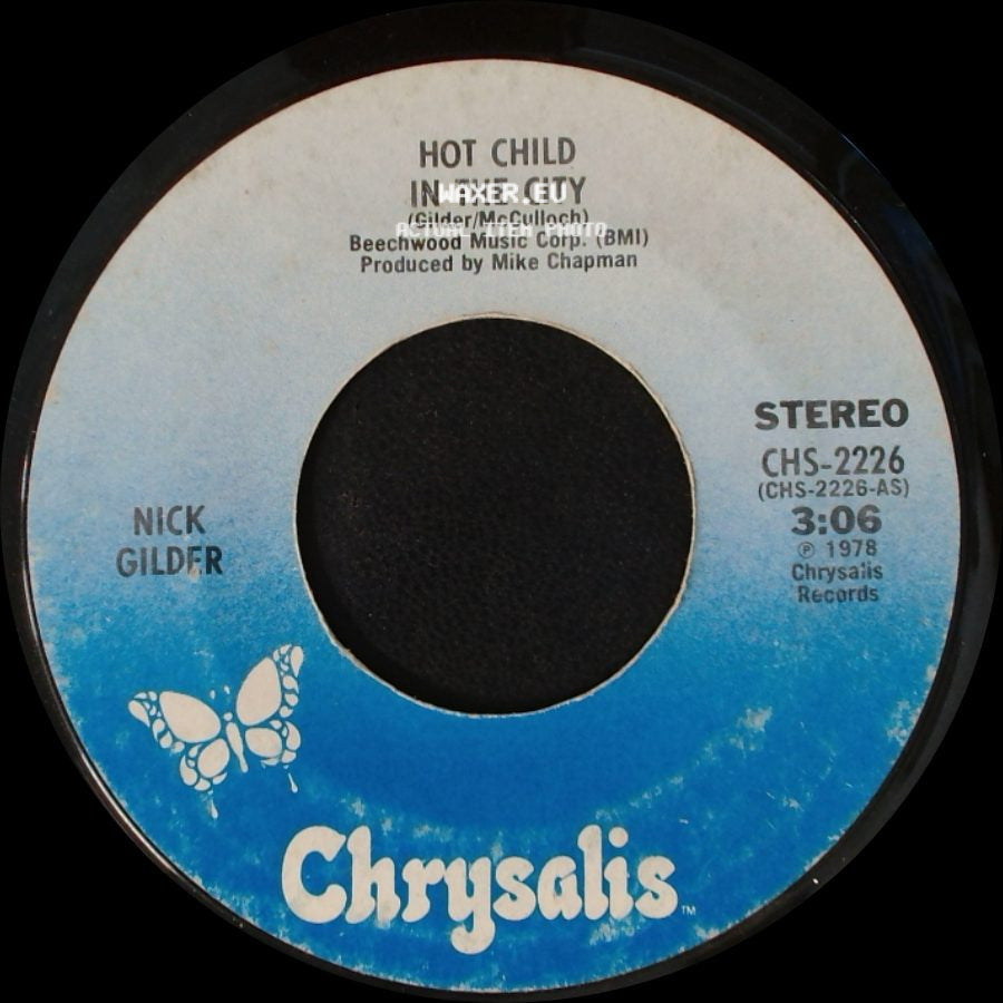 Nick Gilder - Backstreet Noise / Hot Child In The City side B