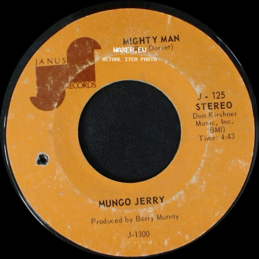 Mungo Jerry - In The Summertime / Mighty Man side B
