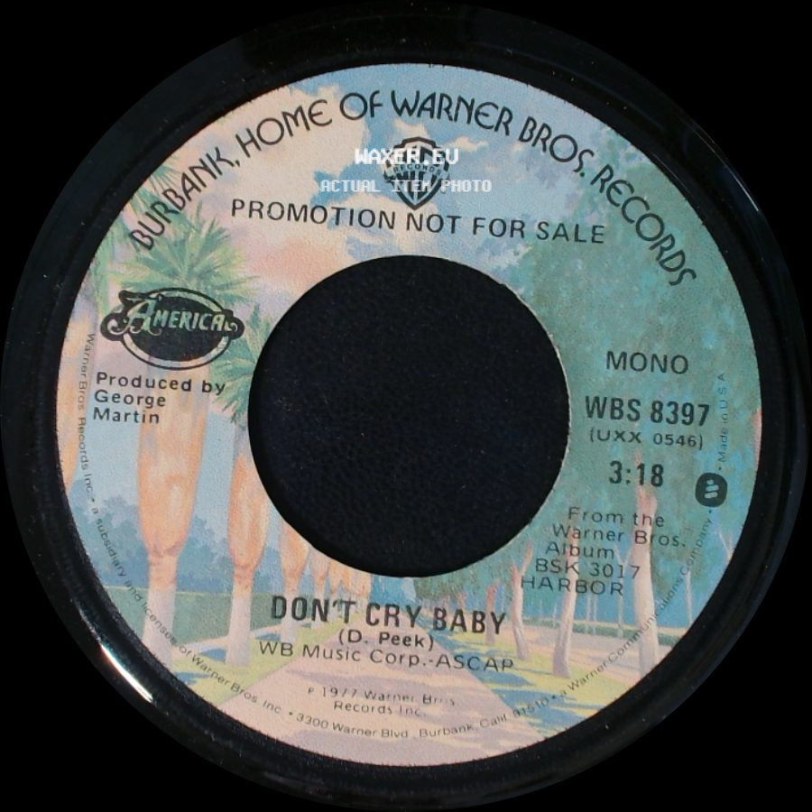 Unknown Artist - Don't Cry Baby / Don't Cry Baby side B