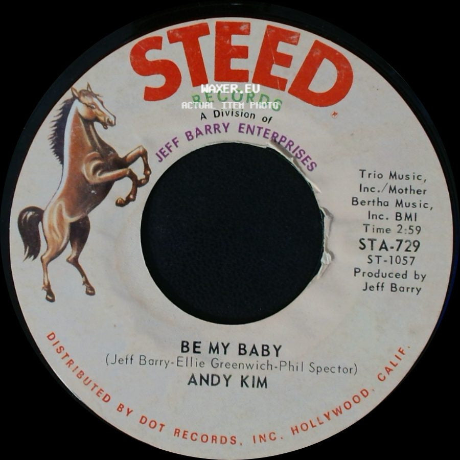 Andy Kim - Love That Little Woman / Be My Baby side B