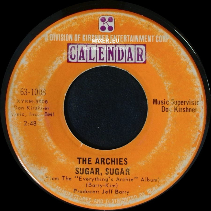The Archies - Sugar, Sugar / Melody Hill side A