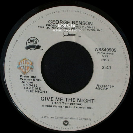 George Benson - Dinorah, Dinorah / Give Me The Night side B