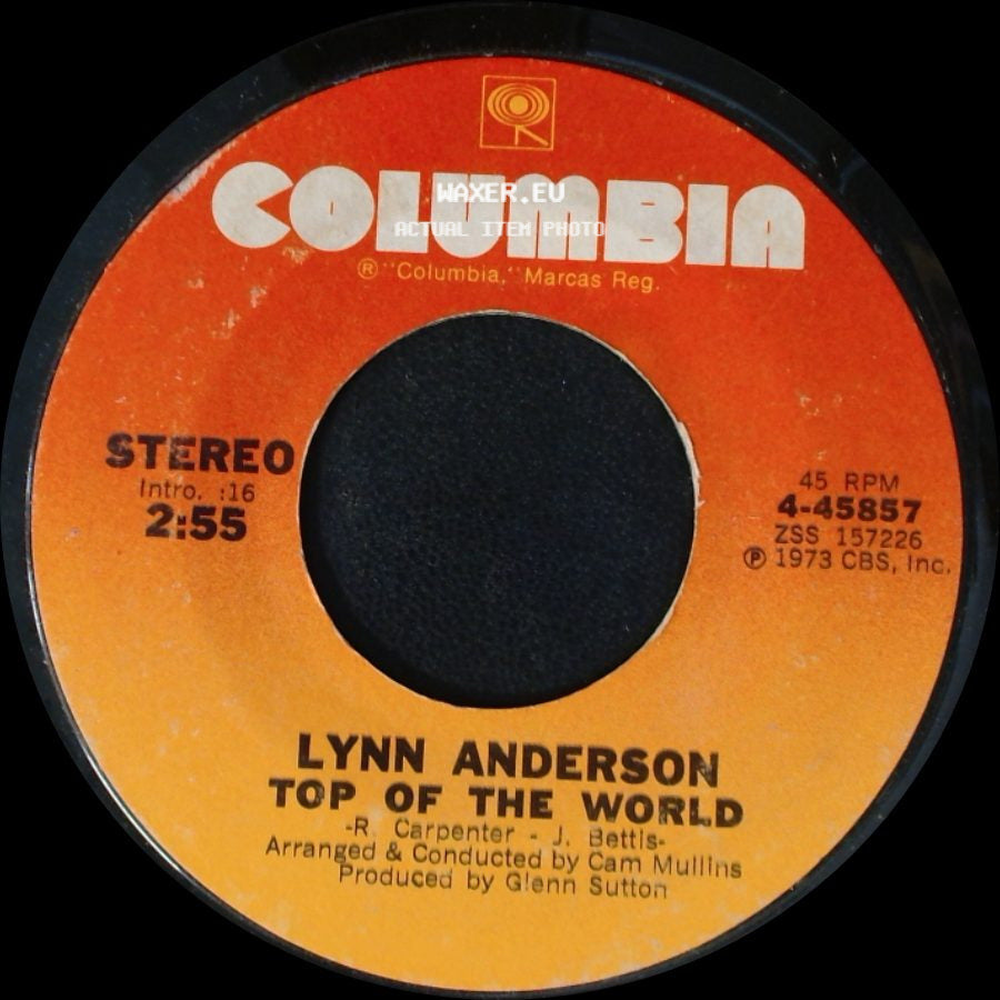 Lynn Anderson - I Wish I Was A Little Boy Again / Top Of The World side B