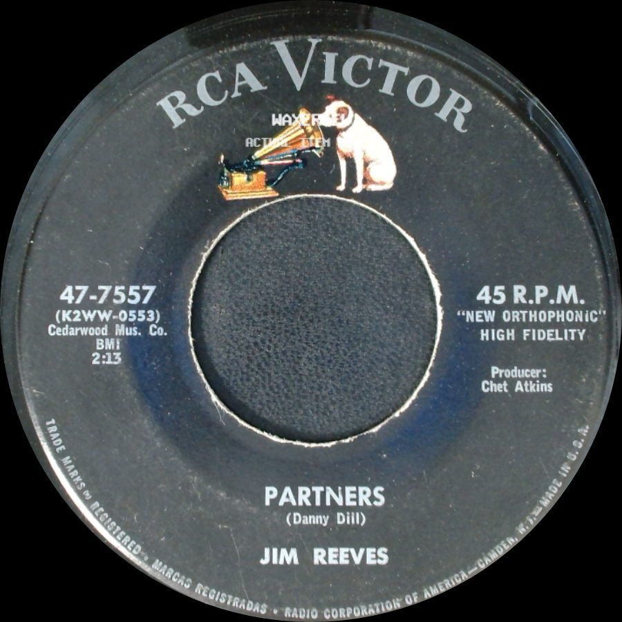 Jim Reeves - I'm Beginning To Forget You / Partners side B
