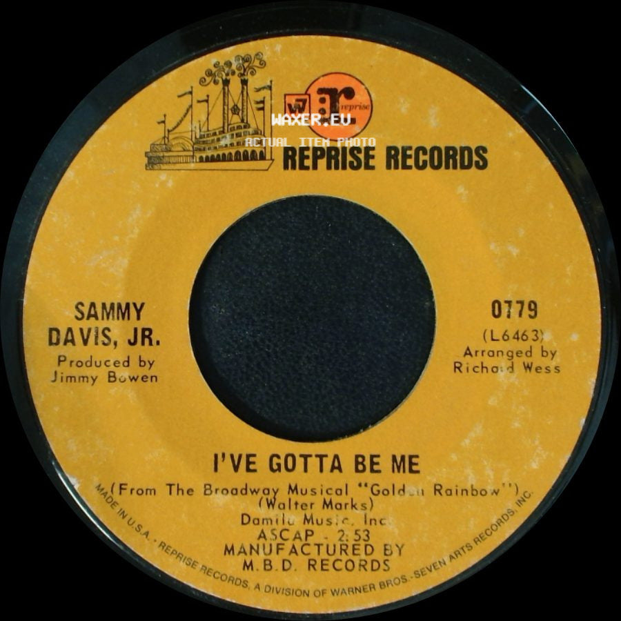 Sammy Davis, Jr. - I've Gotta Be Me / Bein' Natural Bein' Me side A