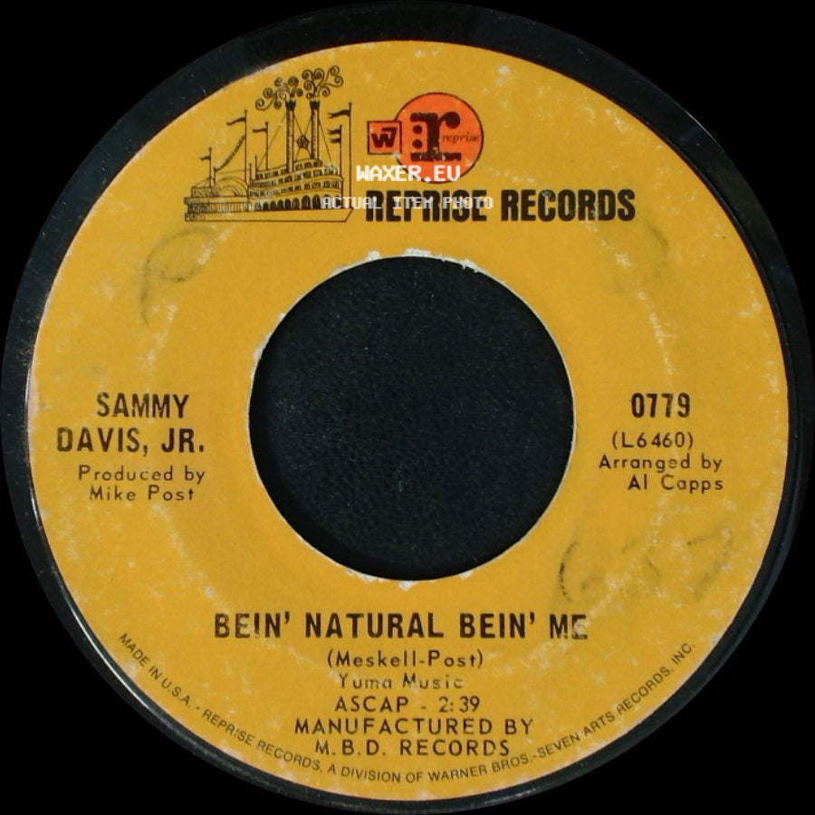 Sammy Davis, Jr. - I've Gotta Be Me / Bein' Natural Bein' Me side B