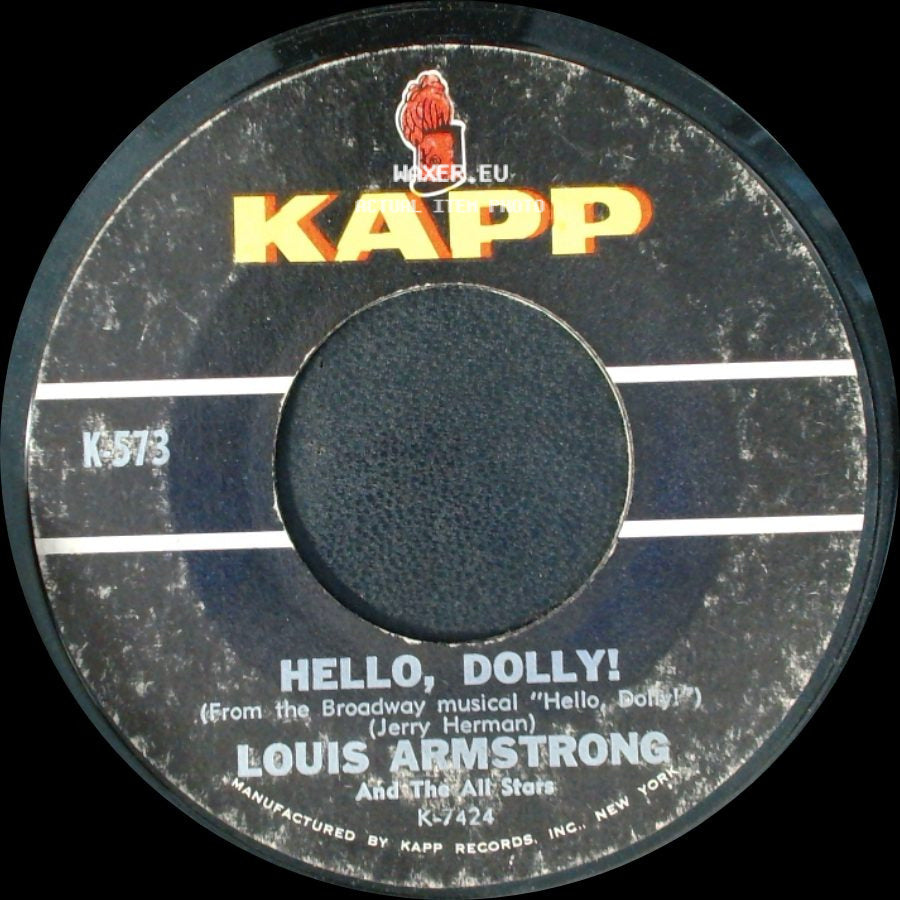 Louis Armstrong And The All Stars - Hello, Dolly! / A Lot Of Livin' To Do side A