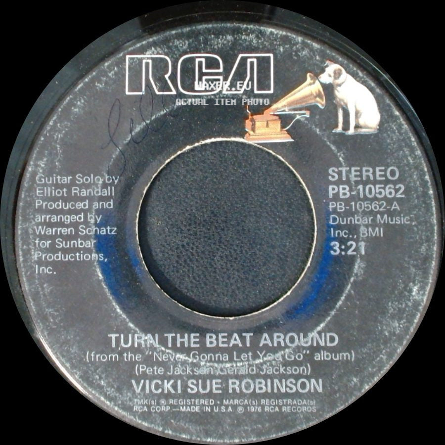 Vicki Sue Robinson - Lack Of Respect / Turn The Beat Around side B