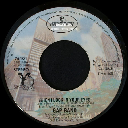 Gap Band - When I Look In Your Eyes / Yearning For Your Love side A
