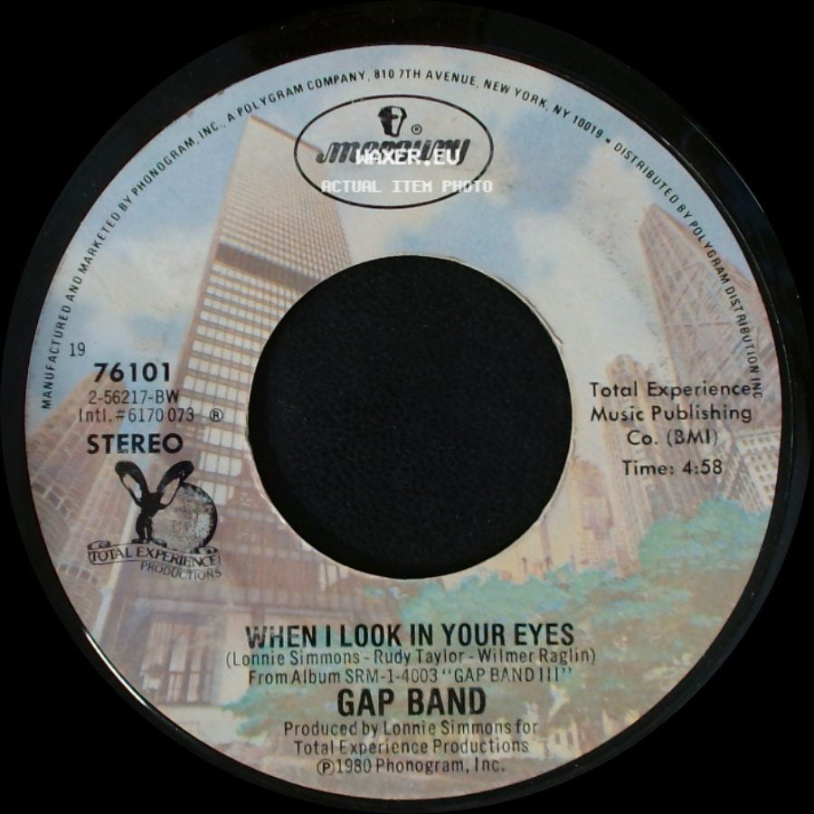 Gap Band - When I Look In Your Eyes / Yearning For Your Love side A