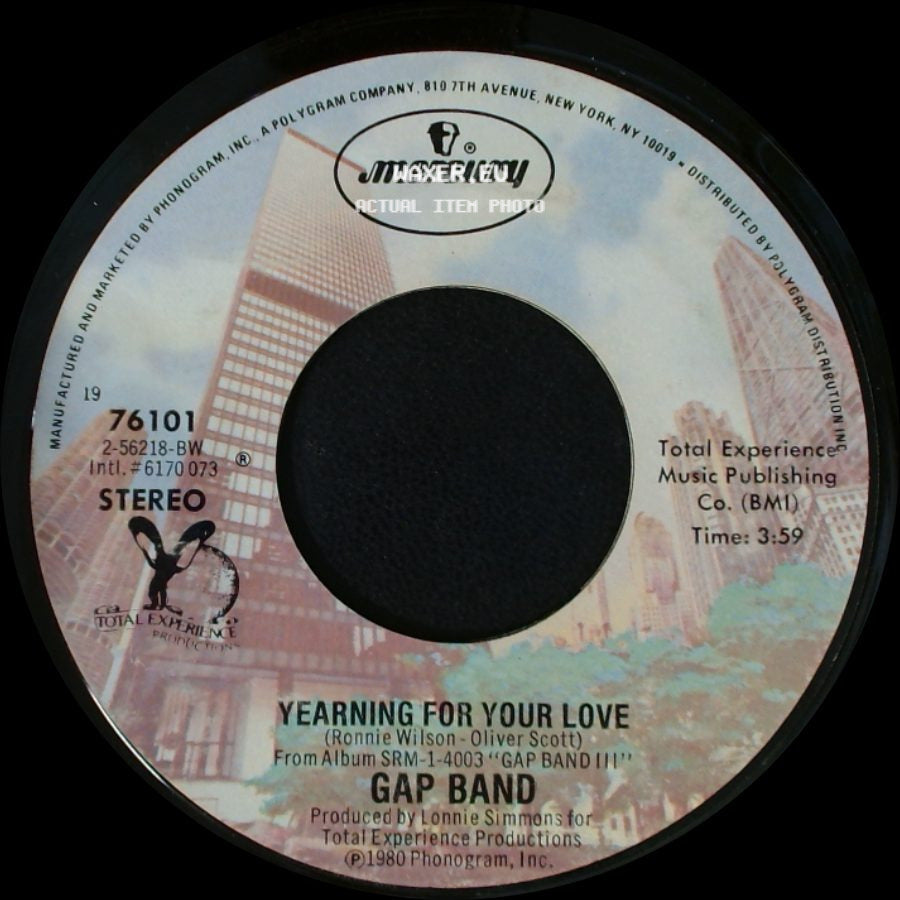 Gap Band - When I Look In Your Eyes / Yearning For Your Love side B