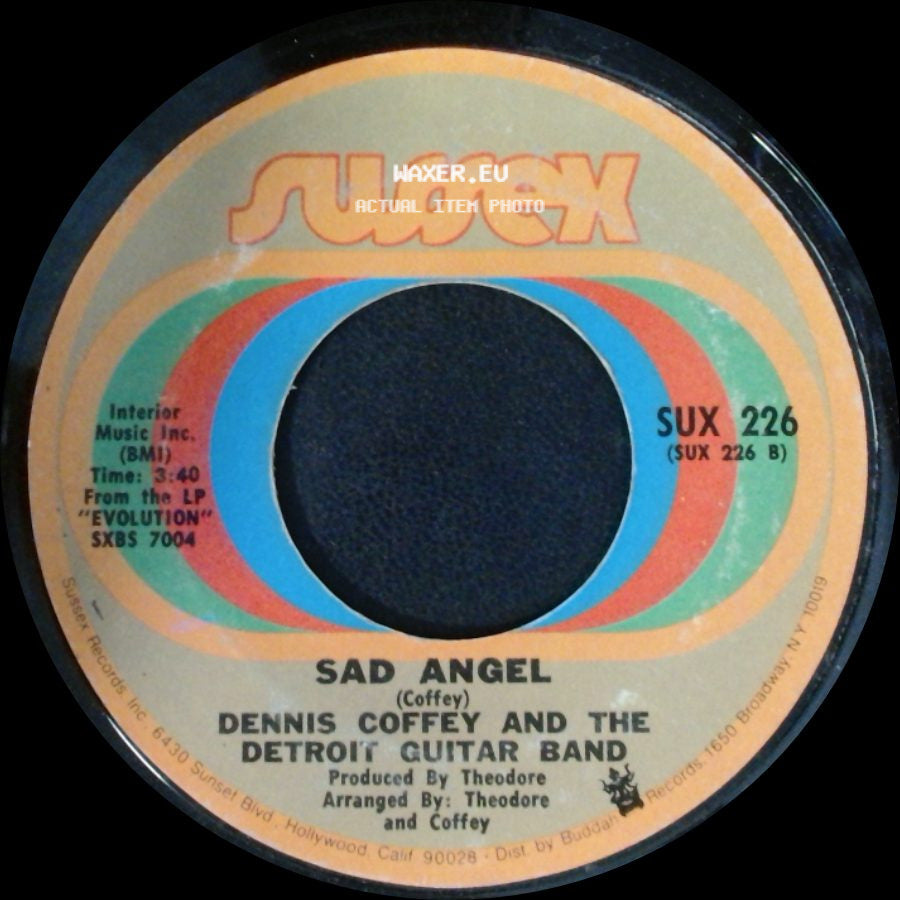 Dennis Coffey And The Detroit Guitar Band - Scorpio / Sad Angel side B
