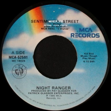 Night Ranger - Sentimental Street / Night Machine side A