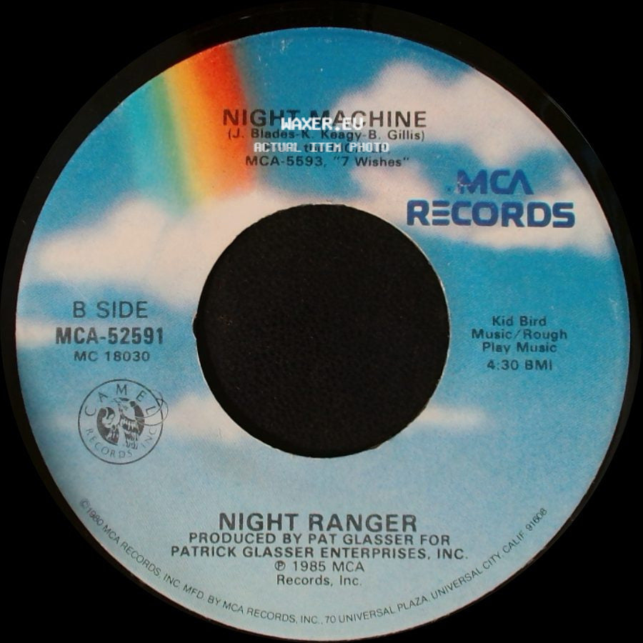 Night Ranger - Sentimental Street / Night Machine side B