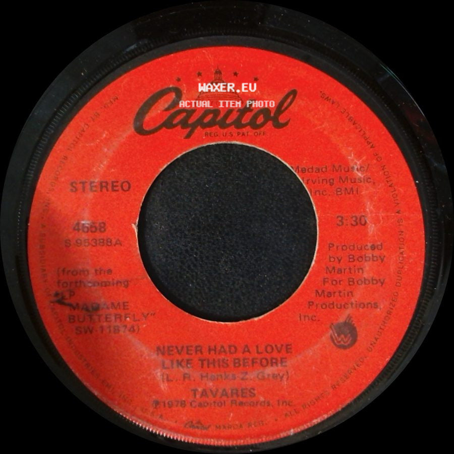 Tavares - Never Had A Love Like This Before / Positive Forces side A