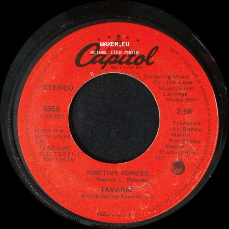 Tavares - Never Had A Love Like This Before / Positive Forces side B