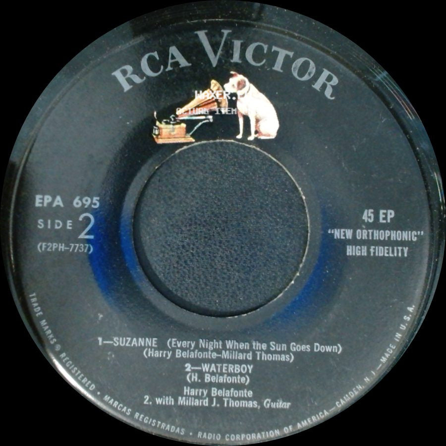 Harry Belafonte And The Norman Luboff Choir / Harry Belafonte - Noah / Unknown Title B side B