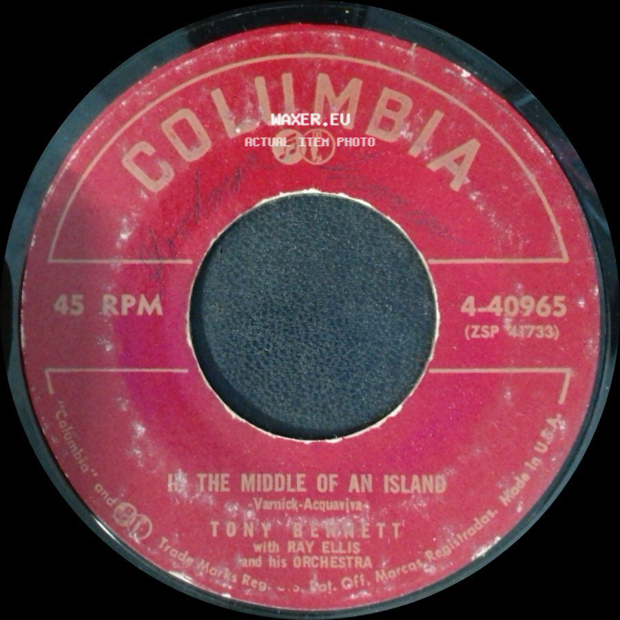 Tony Bennett / Tony Bennett With Ray Ellis And His Orchestra - In The Middle Of An Island / I Am side A