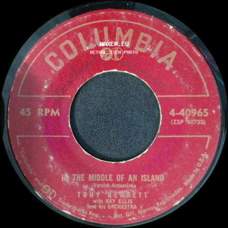 Tony Bennett / Tony Bennett With Ray Ellis And His Orchestra - In The Middle Of An Island / I Am side A