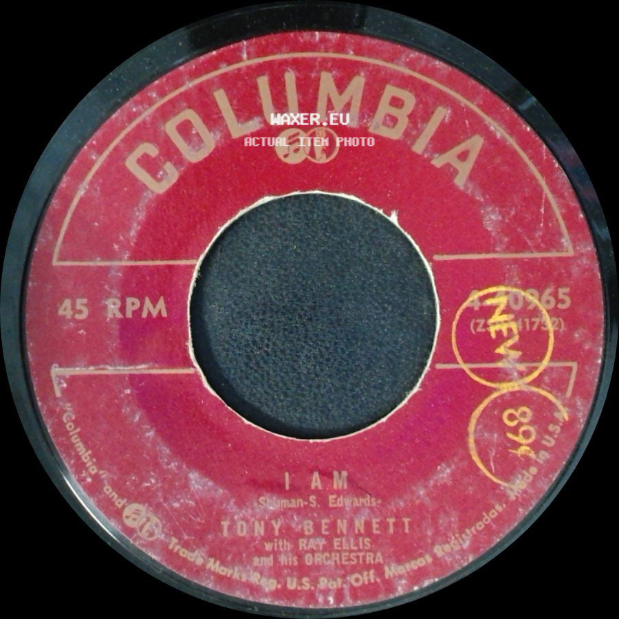 Tony Bennett / Tony Bennett With Ray Ellis And His Orchestra - In The Middle Of An Island / I Am side B