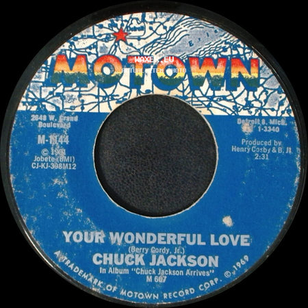 Chuck Jackson - Are You Lonely For Me / Your Wonderful Love side B