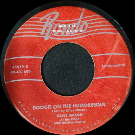 Olive Mason - Boogie On The Humoresque / Angry side A