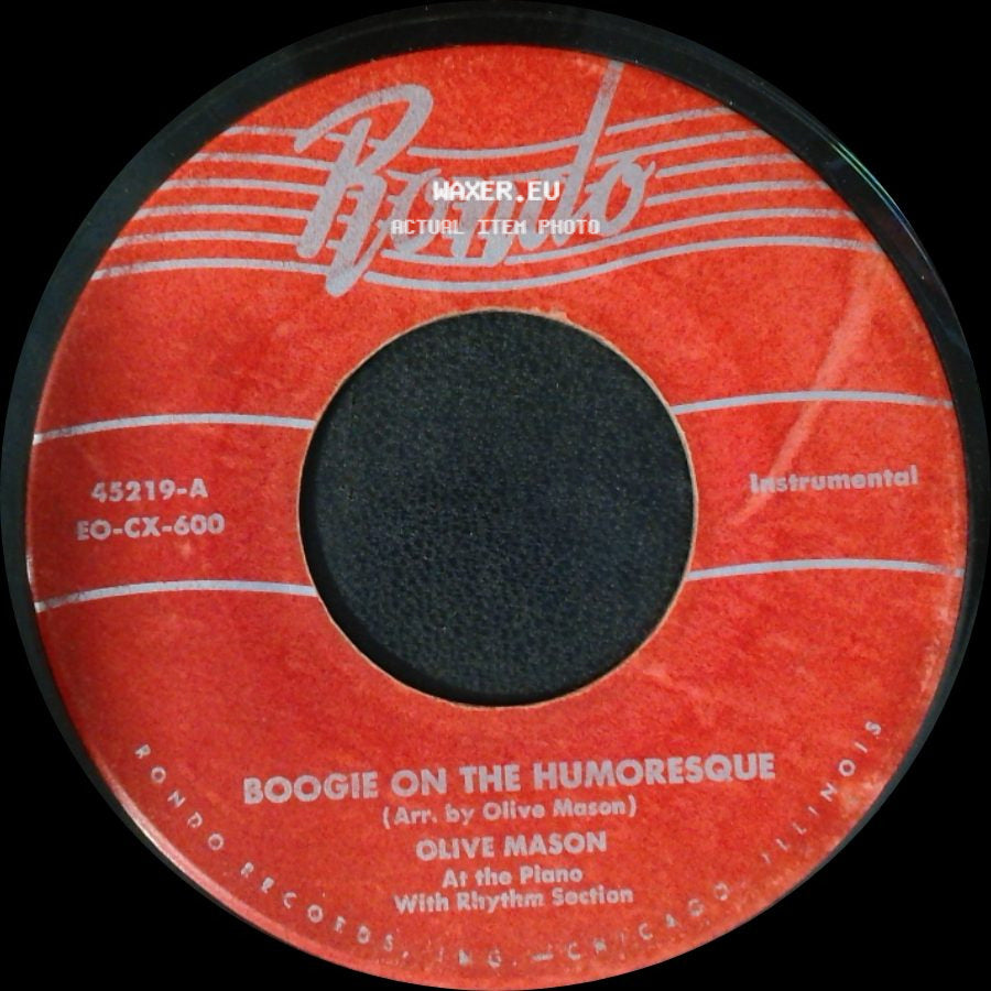Olive Mason - Boogie On The Humoresque / Angry side A