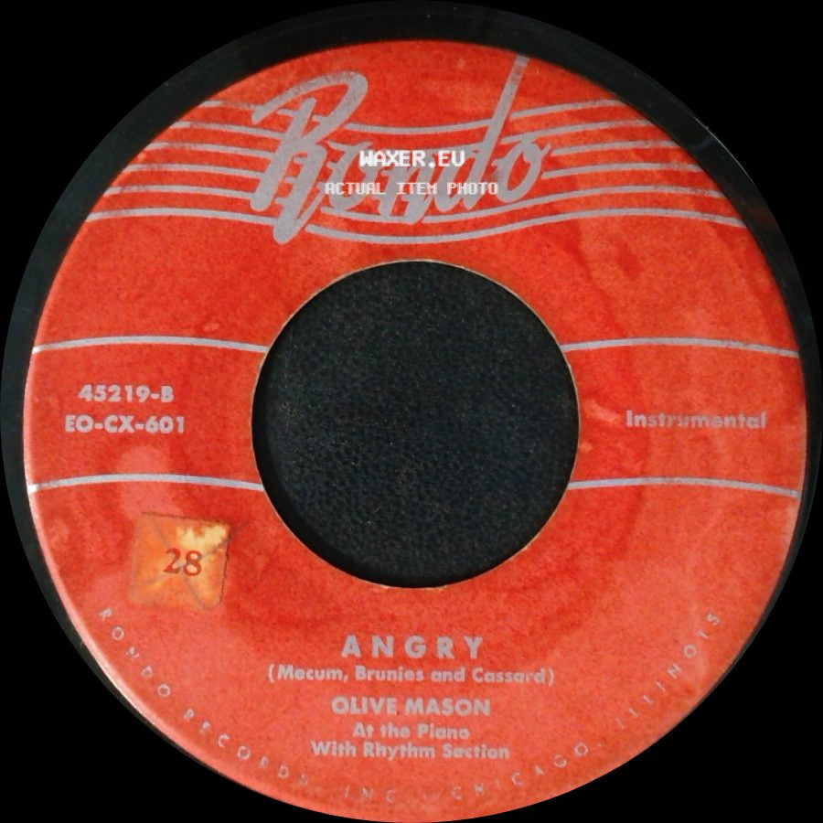Olive Mason - Boogie On The Humoresque / Angry side B
