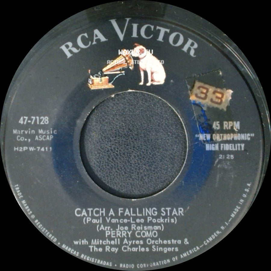 Perry Como - Magic Moments / Catch A Falling Star side B