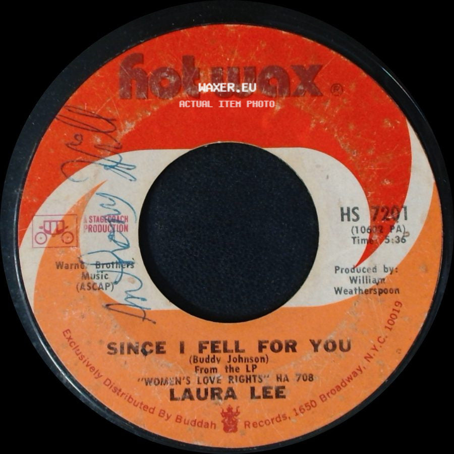 Laura Lee - Since I Fell For You / I Don't Want Nothing Old (But Money) side A
