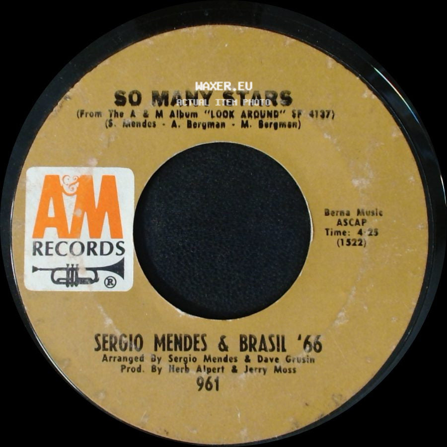 Sergio Mendes & Brasil '66 - The Fool On The Hill / So Many Stars side B