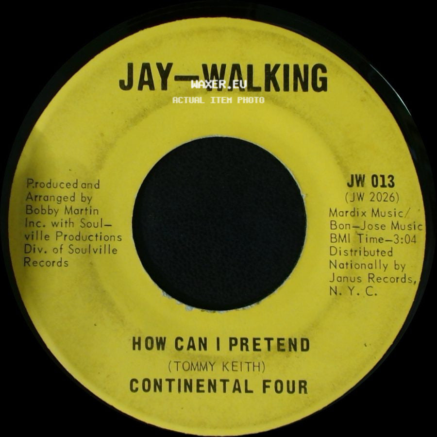 Continental Four - The Love You Gave To Me / How Can I Pretend side B