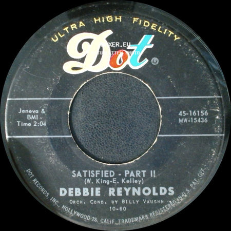 Debbie Reynolds - Satisfied - Part Ii / It Looks Like Rain In Cherry Blossom Lane side A