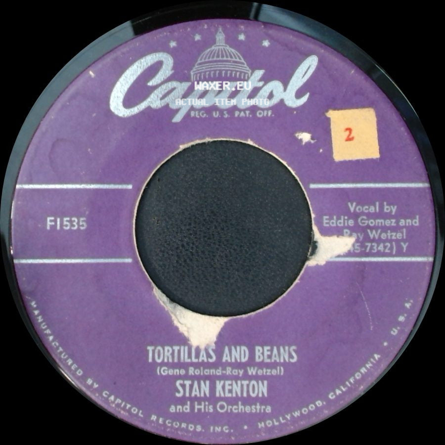 Stan Kenton And His Orchestra - Dynaflow / Tortillas And Beans side B
