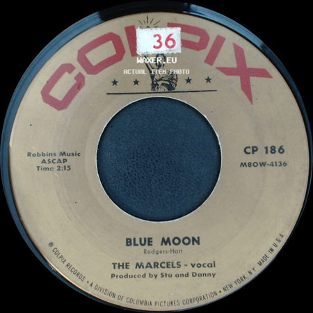 The Marcels - Blue Moon / Goodbye To Love side A